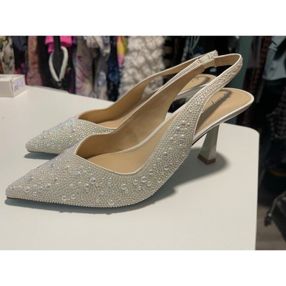 Betsey Johnson Ivory Clark Heels - Picture 9 of 11